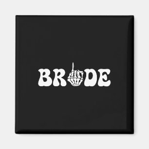 Imán Halloween Boda Bride Groom Skeleton Couple Matc