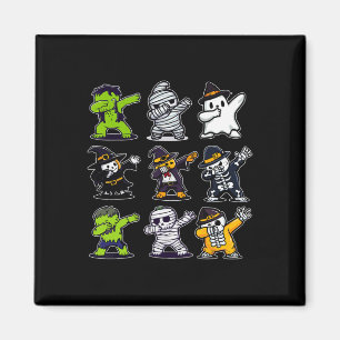Imán Halloween Boys Skeleton Zombie Scary Pumpkin Mummy