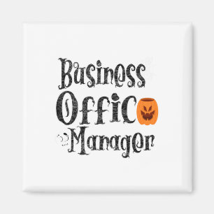 Imán Halloween Business Office Manager Funny Front Pump