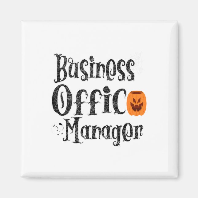 Imán Halloween Business Office Manager Funny Front Pump (Frente)