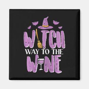 Imán Halloween Camino Bruto A La Divertida Madre Fiesta