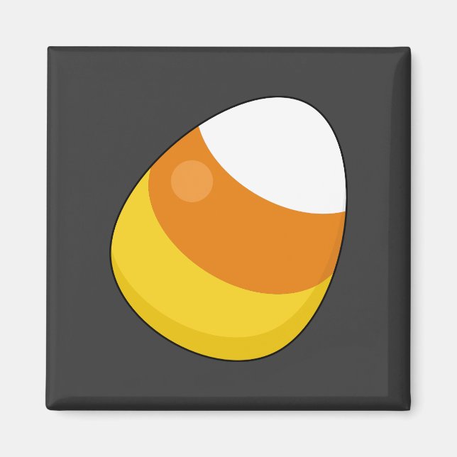 Imán Halloween Candy Corn (Frente)