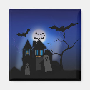 Imán Halloween - Casa embrujada - Da miedo