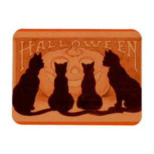 Imán Halloween Cats Magnet