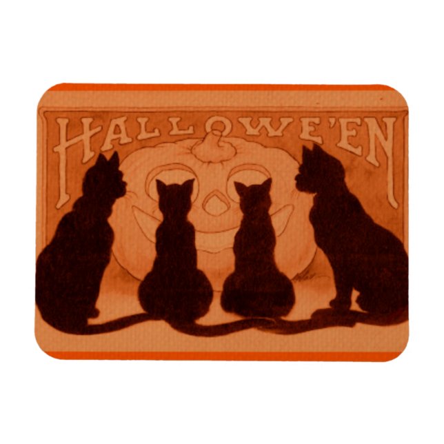 Imán Halloween Cats Magnet (Horizontal)