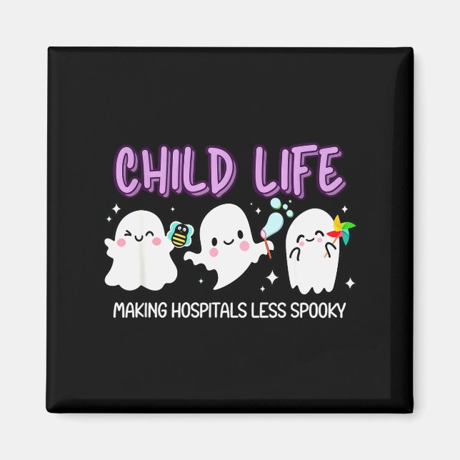 Imán Halloween Child Life Specialist, Fall Child Life S (Frente)