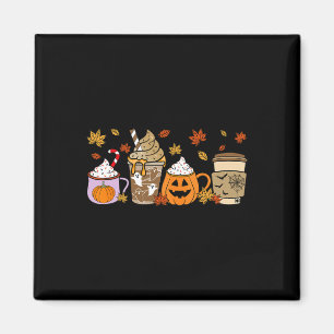 Imán Halloween Coffee Calabaza Latte Spice Costume Homb