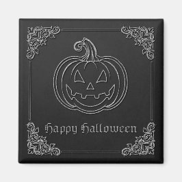 Imán Halloween con linterna de Jack O'