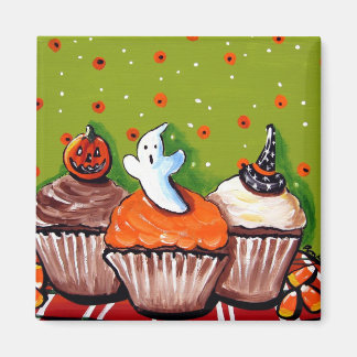 Imán Halloween Cupcakes Magnet