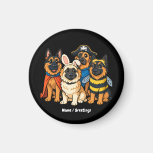 Imán Halloween, curioso fantasma del perro fantasma del