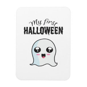 Imán Halloween Cute Boo Recién Nacida Niña Primera Hall