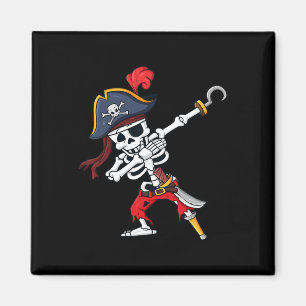 Imán Halloween Dabbing Pirate Skeleton Dab Dab Boys Gir