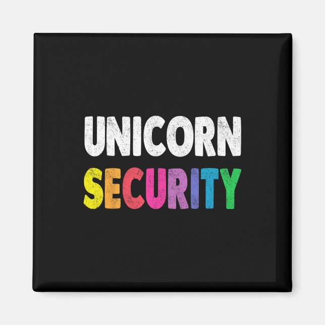 Imán Halloween Dad Mom Daughter Adulto Costume Unicorn  (Frente)