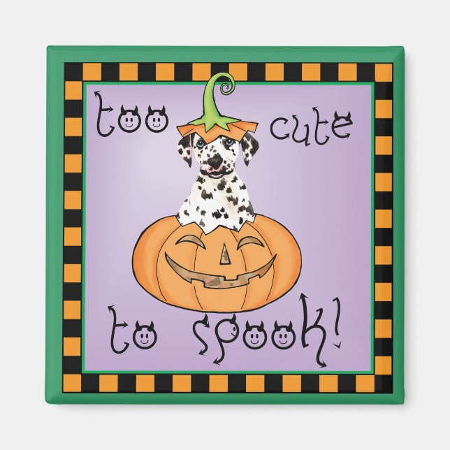Imán Halloween Dalmatian (Frente)