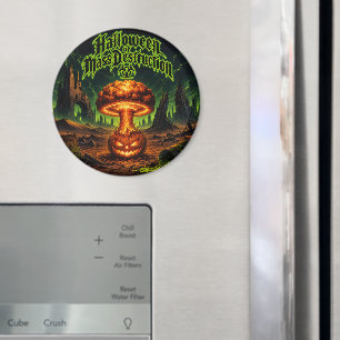 Imán Halloween de Destrucción Masiva Calabaza Radioacti