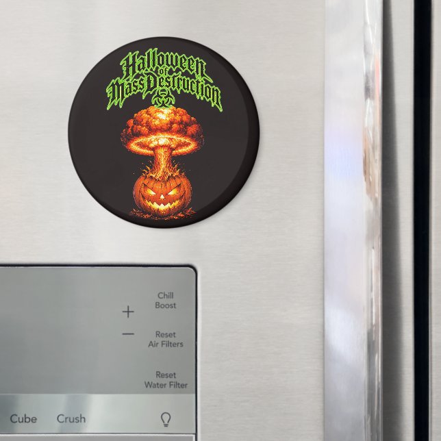 Imán Halloween de Destrucción Nuclear Jack-o'-Lant (In situ (nevera))