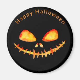 Imán Halloween de la Cara de Halloween de la marca de a