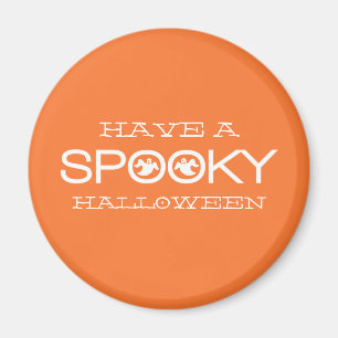 Imán Halloween de la tipografía espumosa