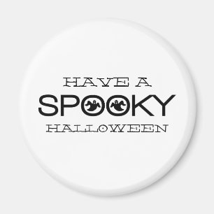 Imán Halloween de la tipografía espumosa