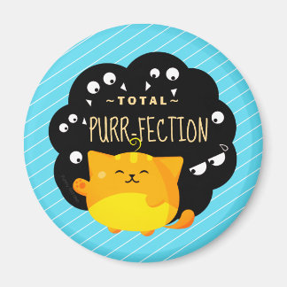 Imán Halloween de Mochi - Depuración de gatos Naranjas