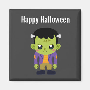 Imán Halloween de Monstruo Frankenstein Verde