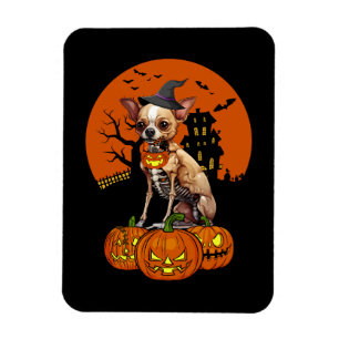 Imán Halloween de perros chihuahua