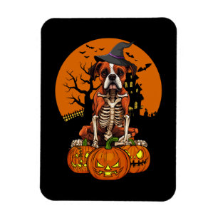 Imán Halloween del Boxer Alemán