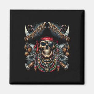 Imán Halloween del Pirate Skull