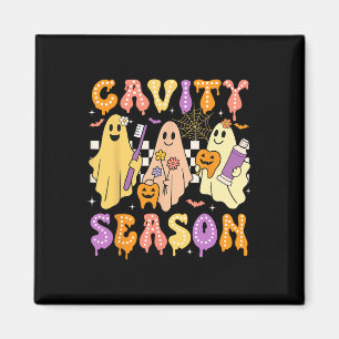 Imán Halloween Dentity Cavity Season Dental Women