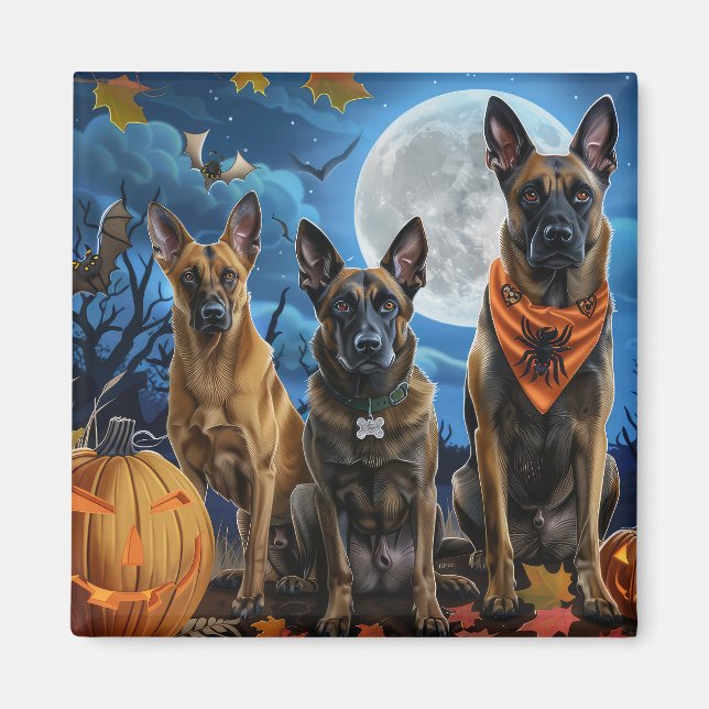 Imán Halloween en Malinoi Belga (Frente)