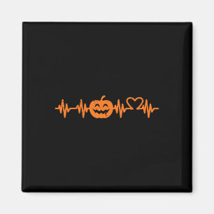 Imán Halloween Enfermera Cardilla de calabaza de latido