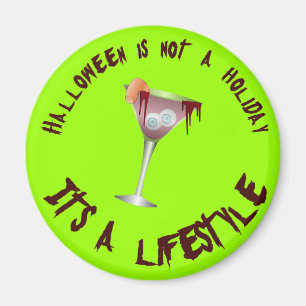 Imán Halloween es un botón de la forma de vida