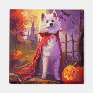 Imán Halloween Eskimo Americano Calabazas Espeluznantes