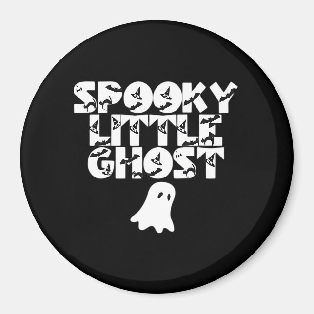Imán Halloween espeluznante (Frente)