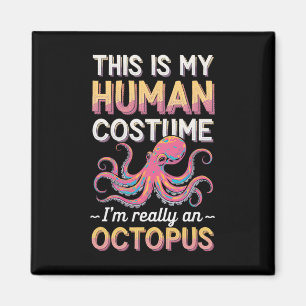 Imán Halloween Este es mi disfraz humano, en realidad s