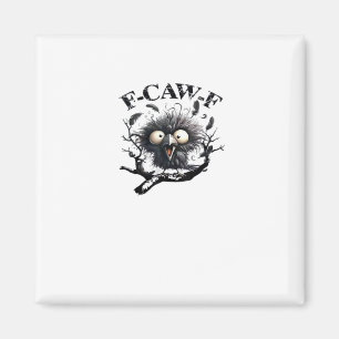 Imán Halloween F-Caw-F Pájaro Cool Único