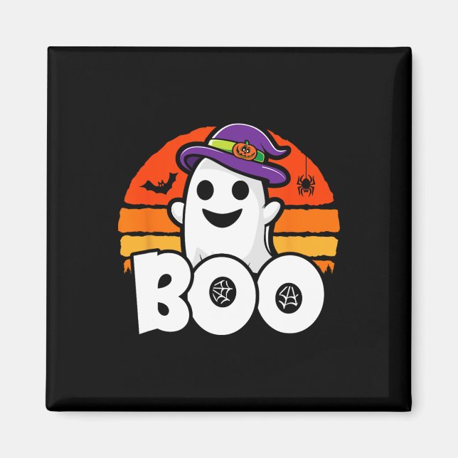 Imán Halloween - Fantasma Encantador Bruja - Buu - Dive (Frente)