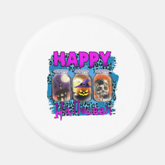 Imán Halloween Feliz cumpleaños de Halloween