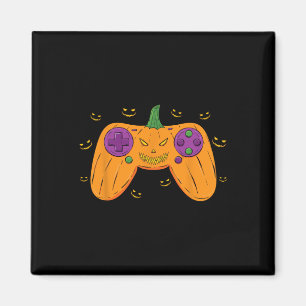 Imán Halloween Gamer disstume calabaza temerosa hombres