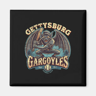 Imán Halloween Gettsyburg Gargoyles Liga Menor Baseba