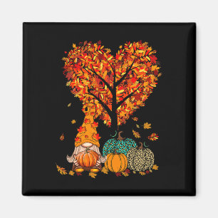Imán Halloween Gnome Cute Calabaza Otoño Fall Holiday W