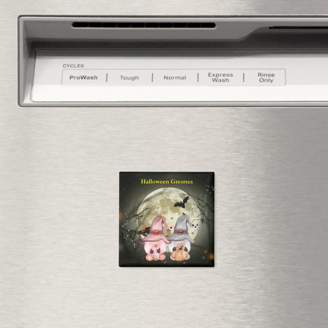 Imán Halloween Gnomes Full Moon Family (In situ (lavavajillas))