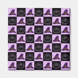 Imán Halloween Gorra de Brujas Calabaza Face Spookone P