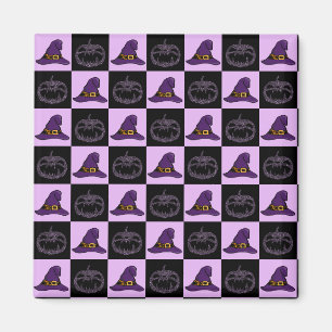 Imán Halloween Gorra de Brujas Calabaza Face Spookone P