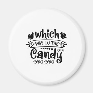 Imán Halloween Hacia El Cumpleaños Del Candy