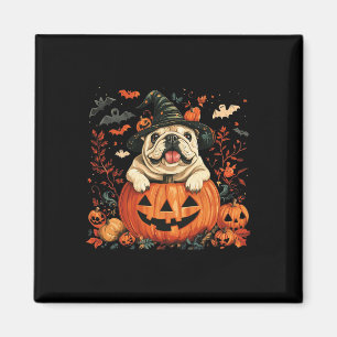Imán Halloween Halloween Bulldog Hombres de Acción de G