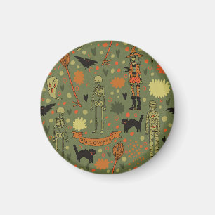 Imán Halloween Haunt: Mezcla de cosechas espeluznantes