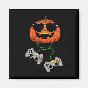 Imán Halloween Jack O Lantern Gamer Niños Hombres Diver