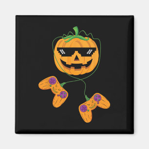 Imán Halloween Jack O Lantern Gamer Niños Hombres Graci
