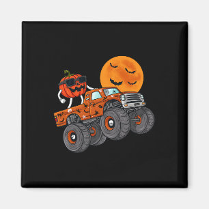 Imán Halloween Jack O Lantern Monster Truck Toddler Boy